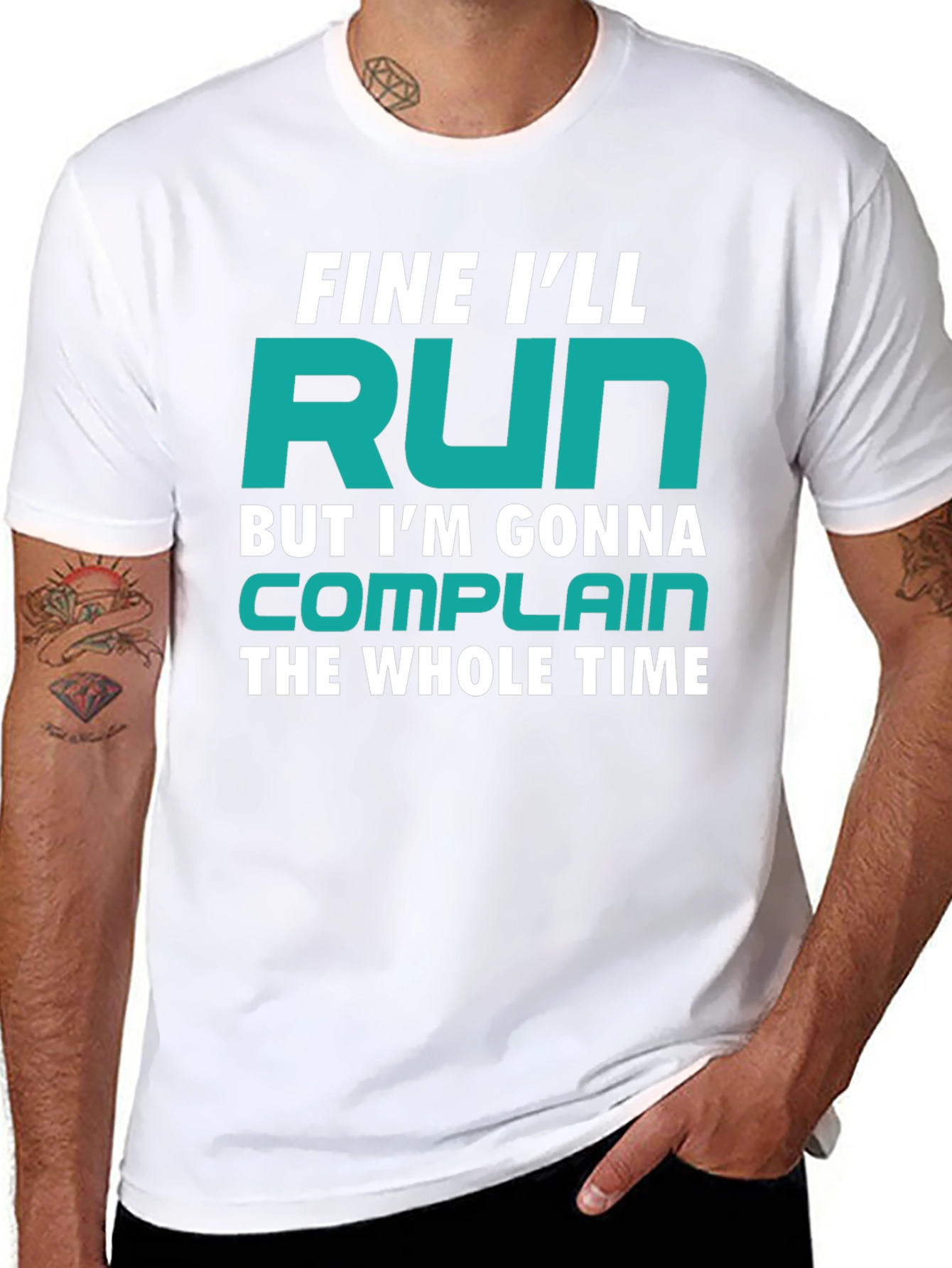 Funny Runner T-Shirt - Fine Ill Run