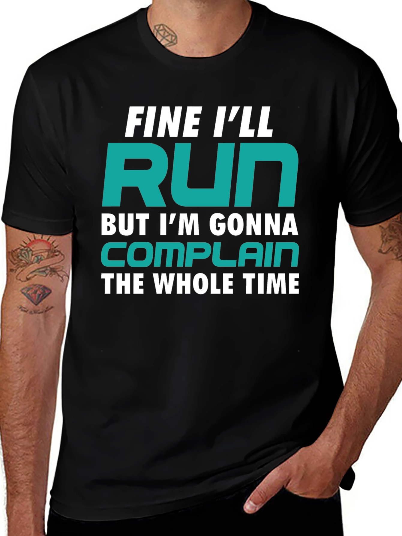 Funny Runner T-Shirt - Fine Ill Run
