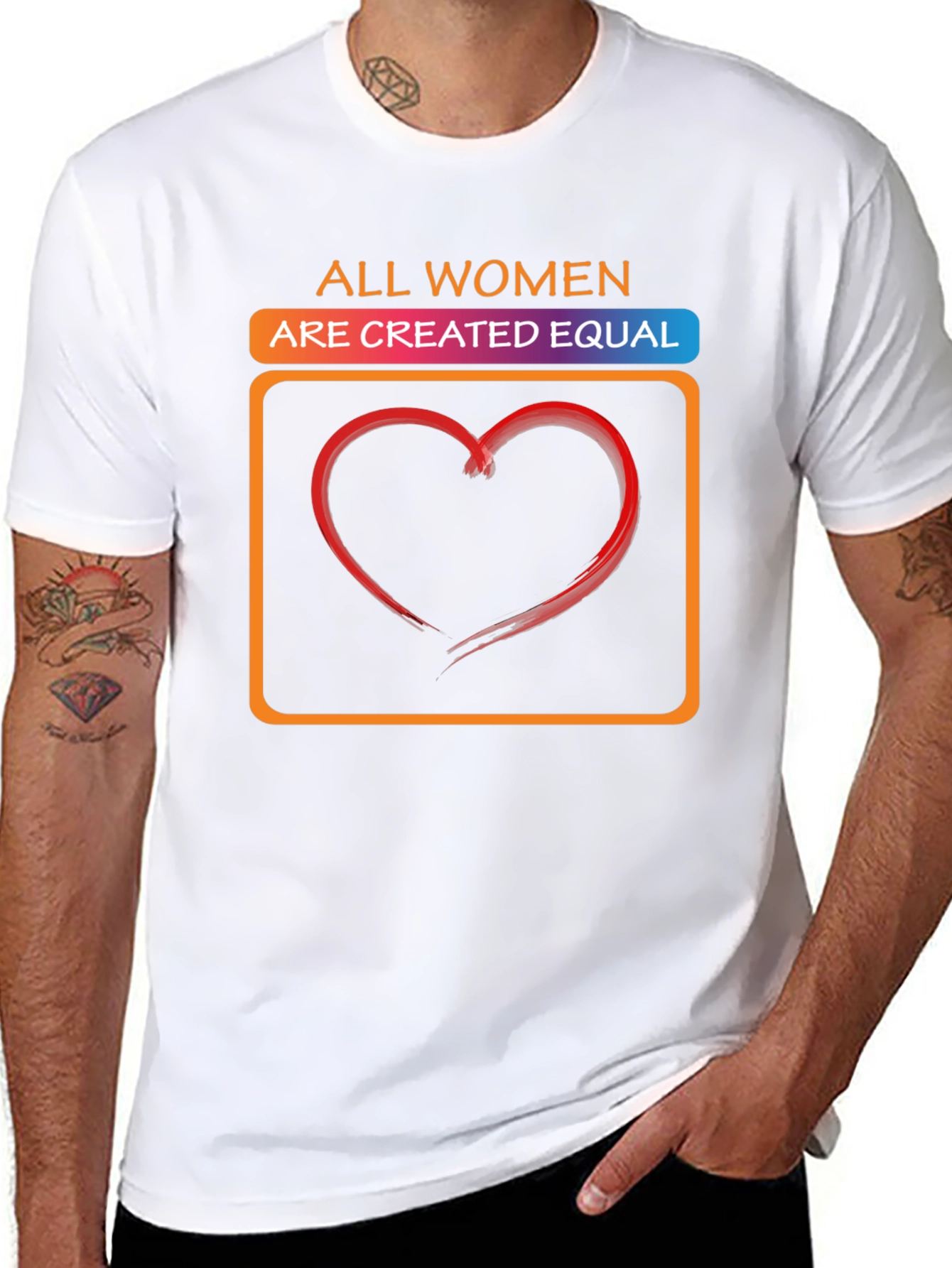 All Women Are Created Equal Graphic T-Shirt