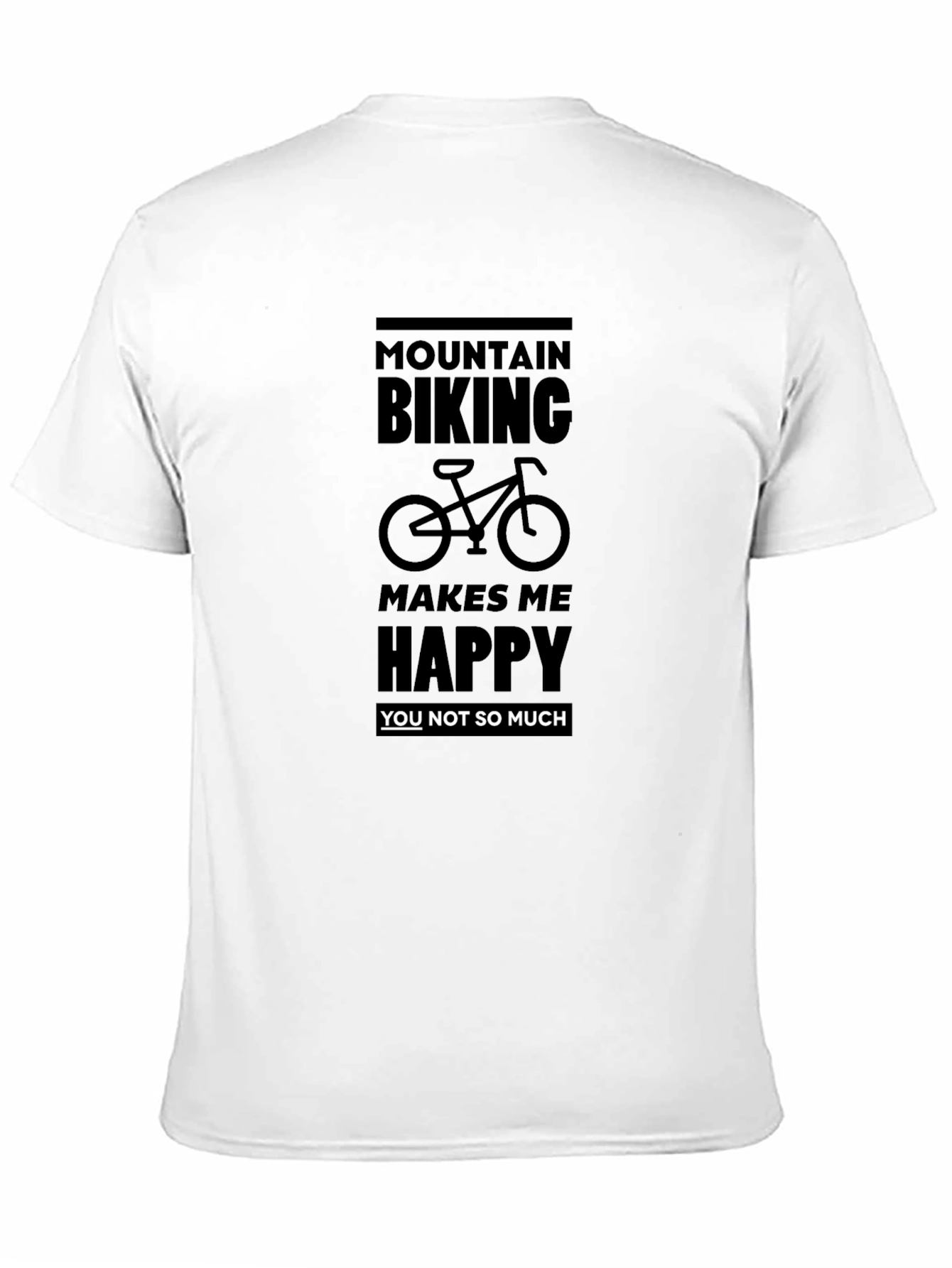 Mountain Biking Graphic T-Shirt - Humorous Design