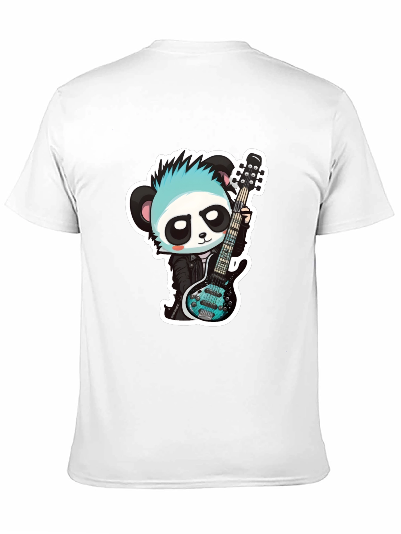 Panda Guitarist Graphic T-Shirt