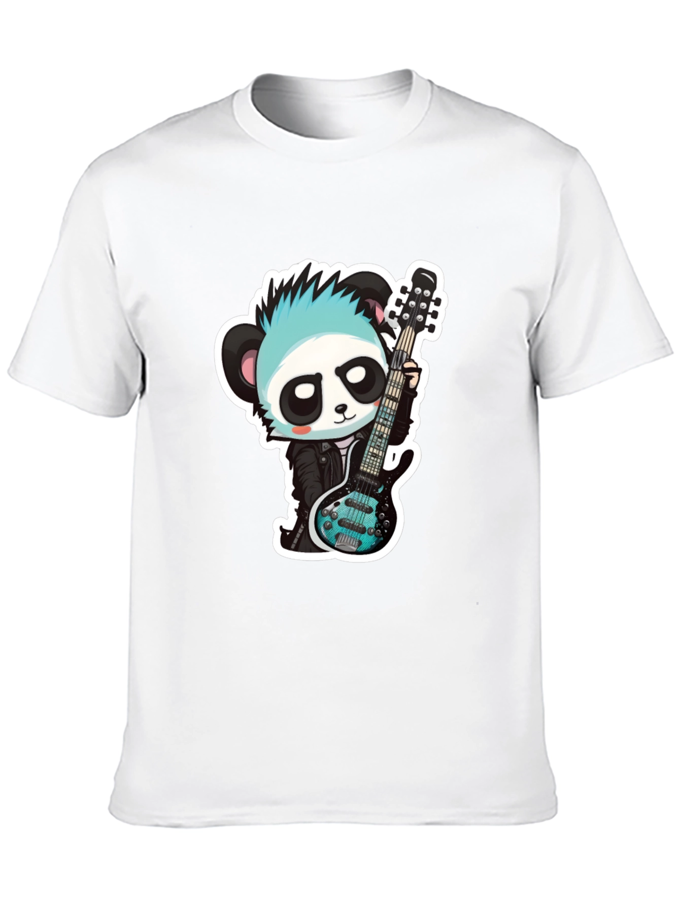 Panda Guitarist Graphic T-Shirt