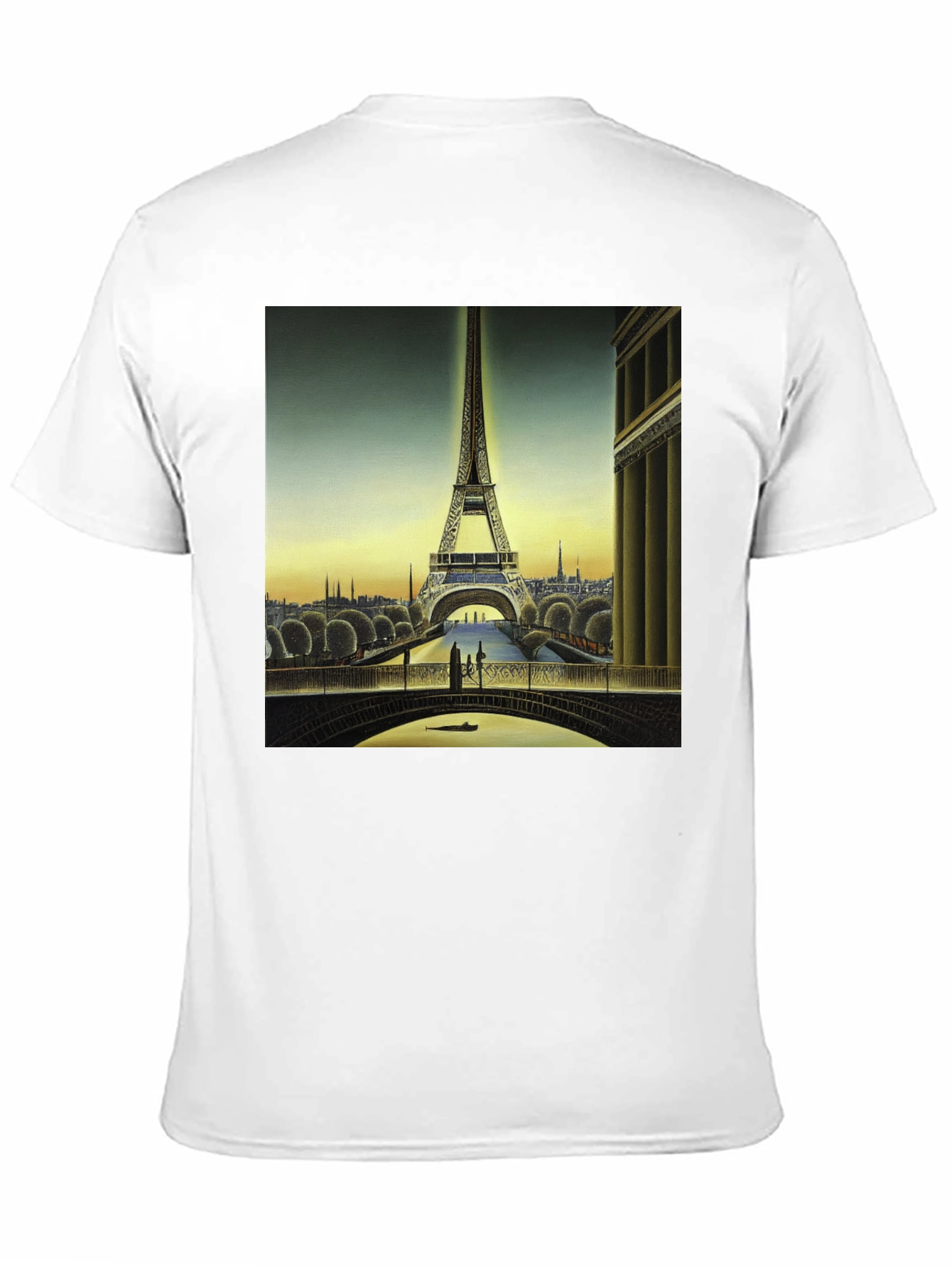 Paris Eiffel Tower Graphic Tee - Classic Black T-Shirt