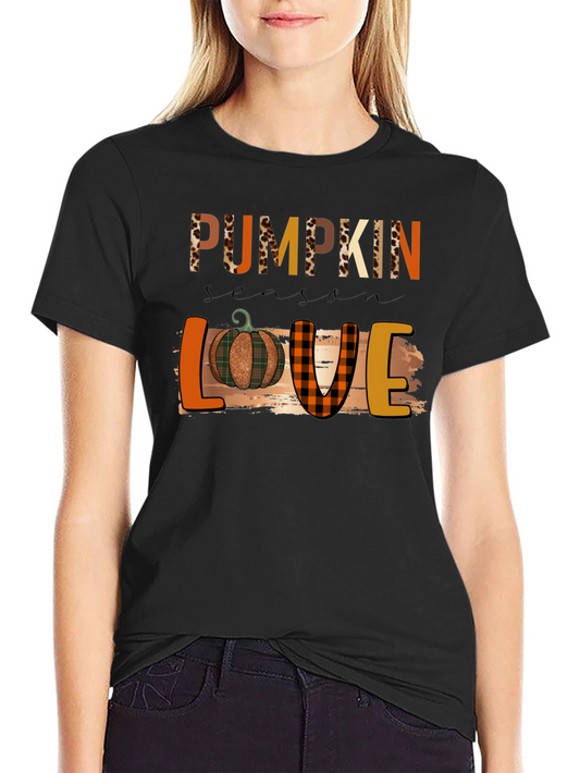 Pumpkin Season Love Fall T-Shirt