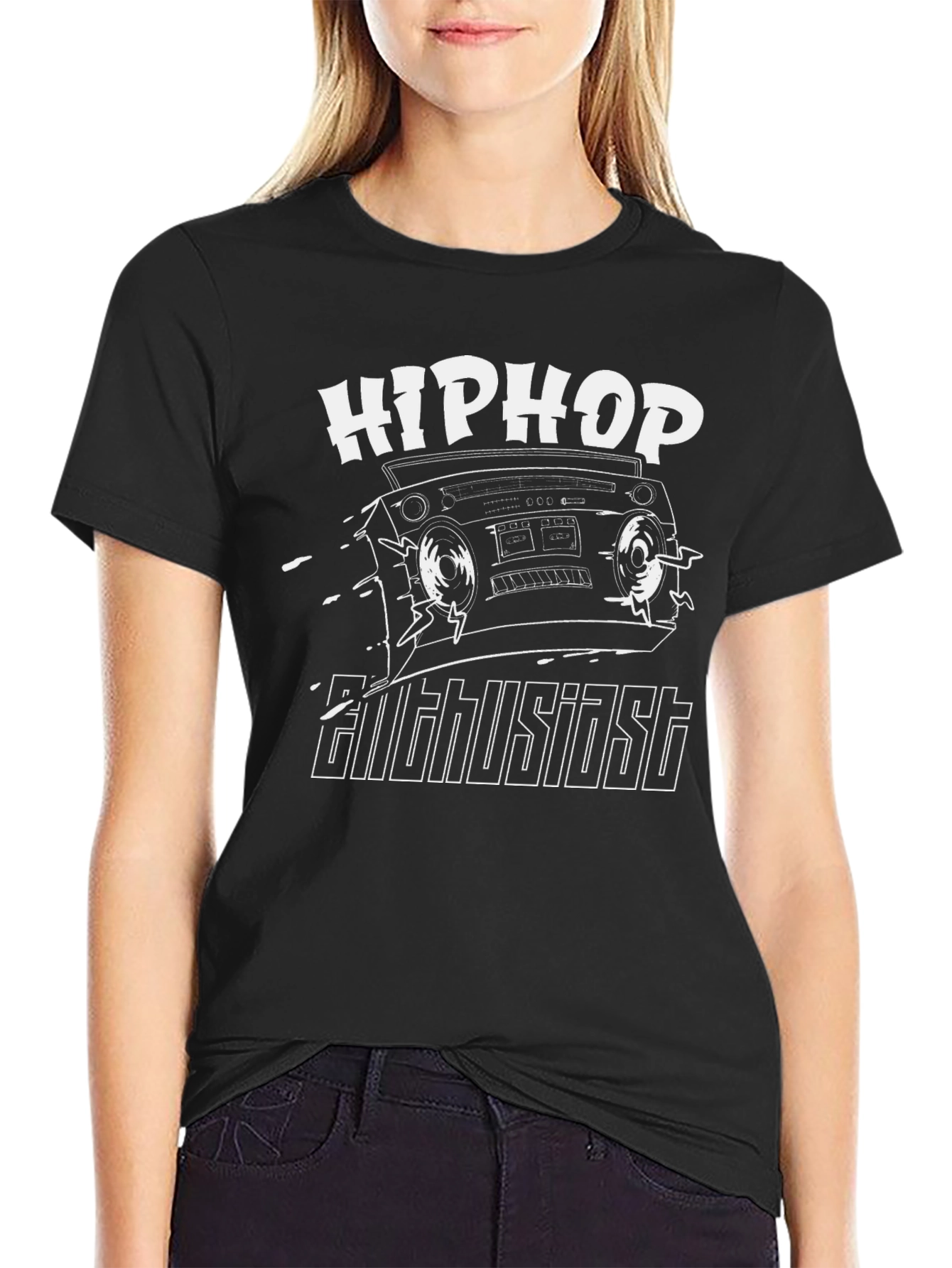 Hip Hop Enthusiast Graphic T-Shirt