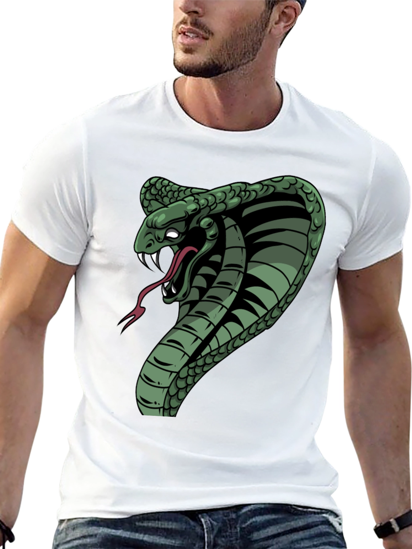 Cobra Graphic Tee - Mens Black T-Shirt