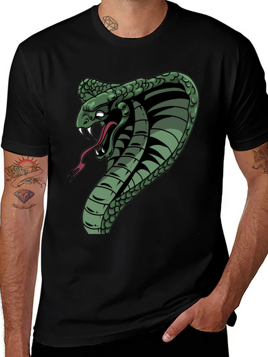 Cobra Graphic Tee - Mens Black T-Shirt