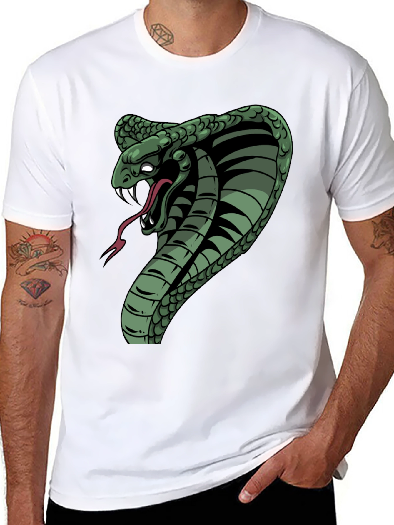 Cobra Graphic Tee - Mens Black T-Shirt