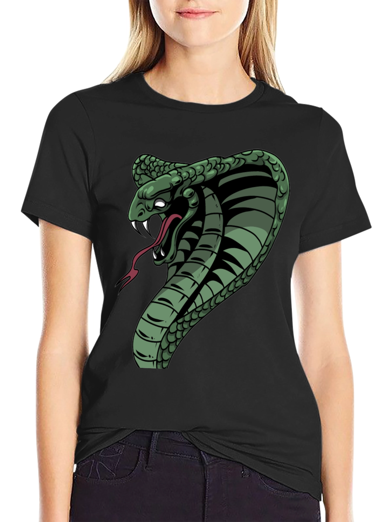 Cobra Graphic Tee - Mens Black T-Shirt