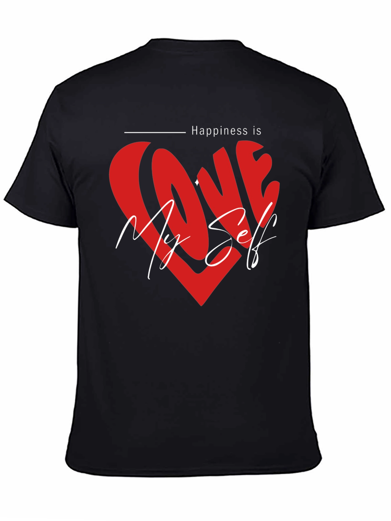 Love Myself Graphic Tee - Happiness T-Shirt