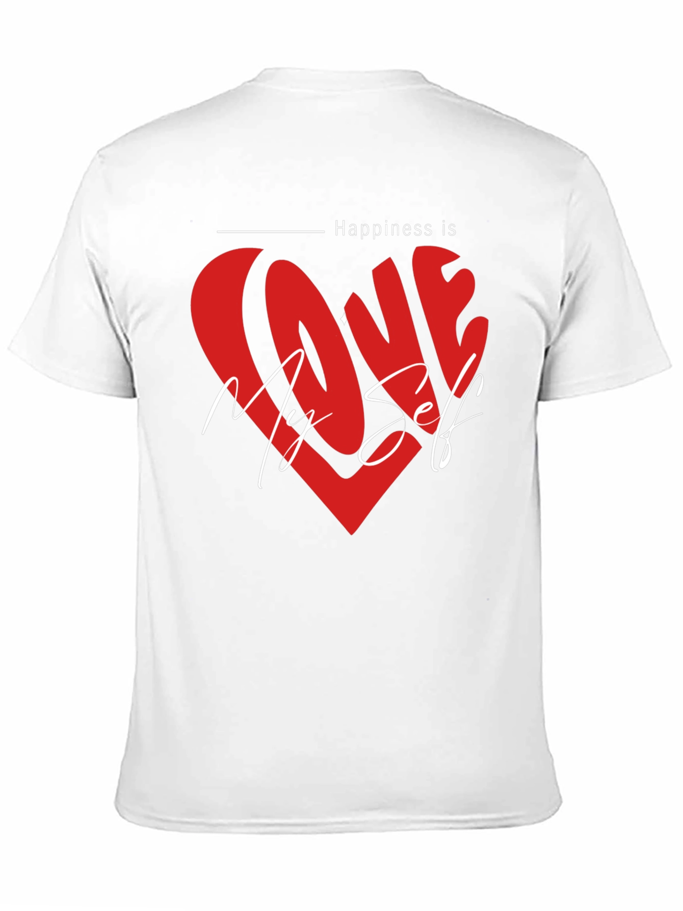 Love Myself Graphic Tee - Happiness T-Shirt