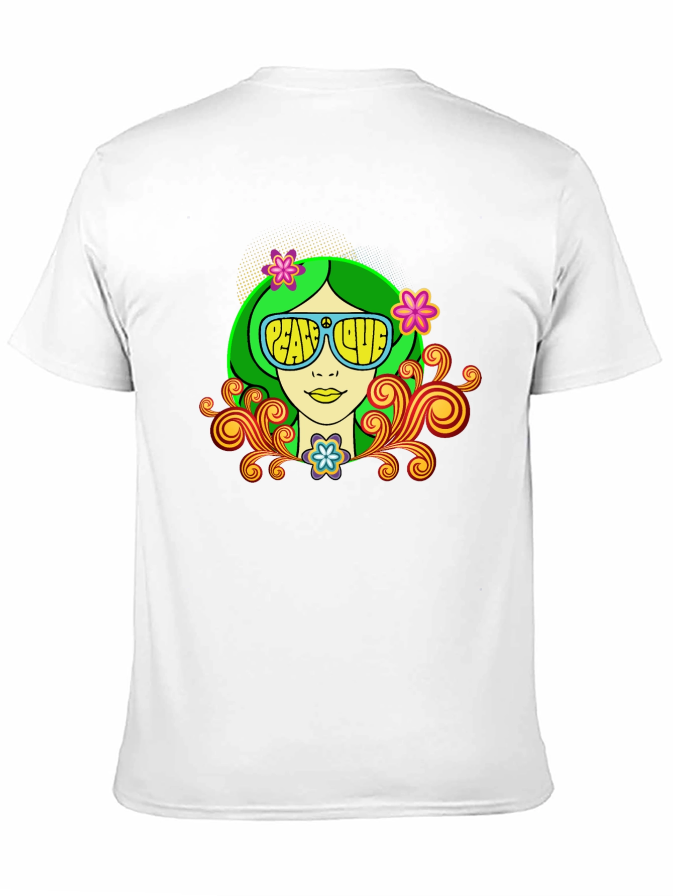 Peace & Love Retro Graphic Tee