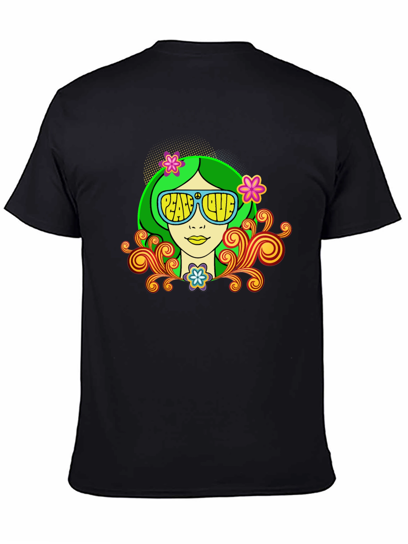 Peace & Love Retro Graphic Tee