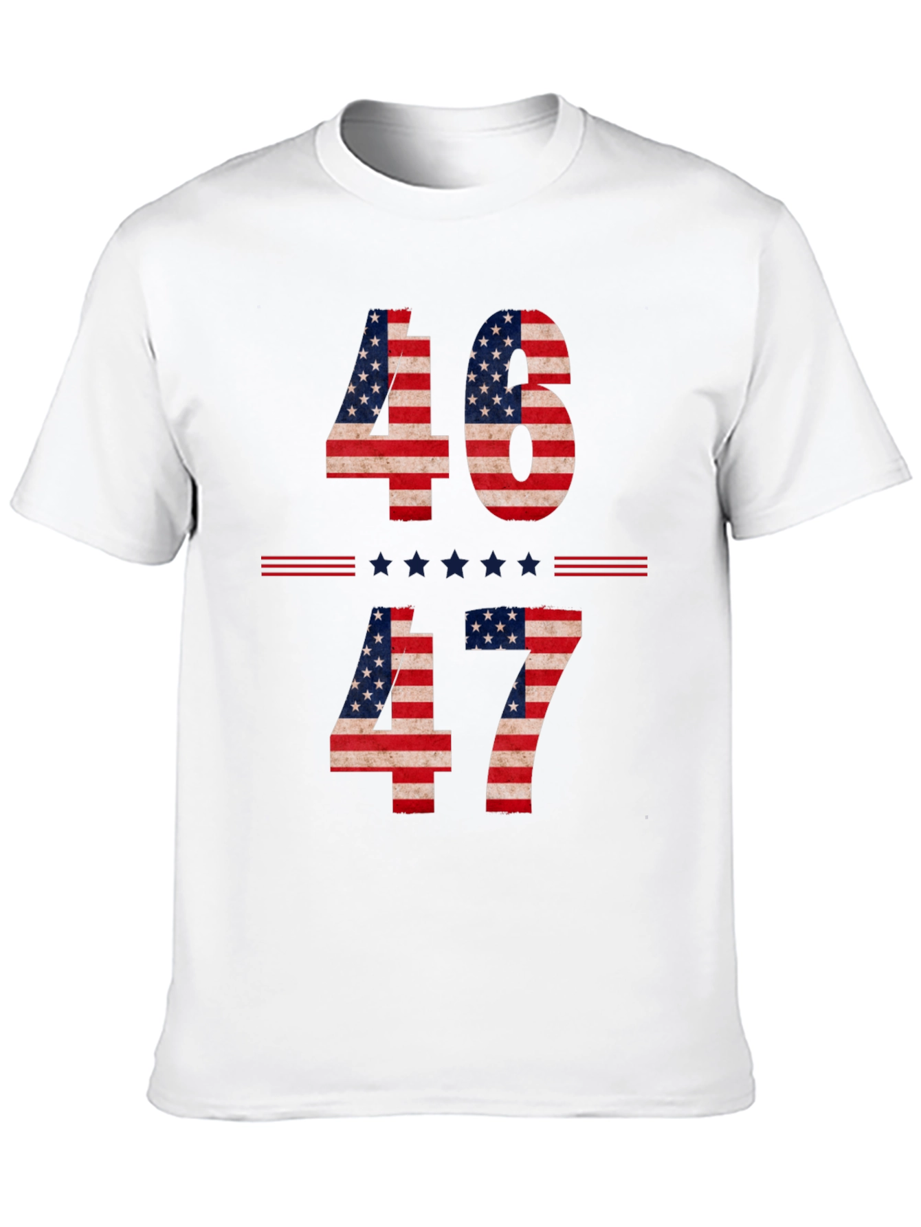 46 to 47 American Flag Graphic Tee