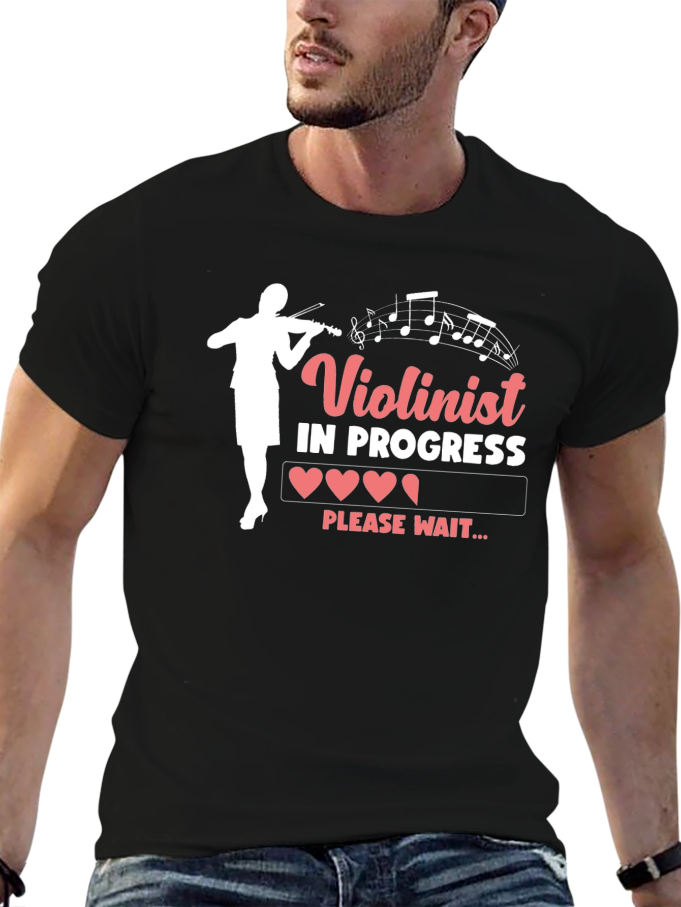 Violinist In Progress T-Shirt - Music Lover Tee