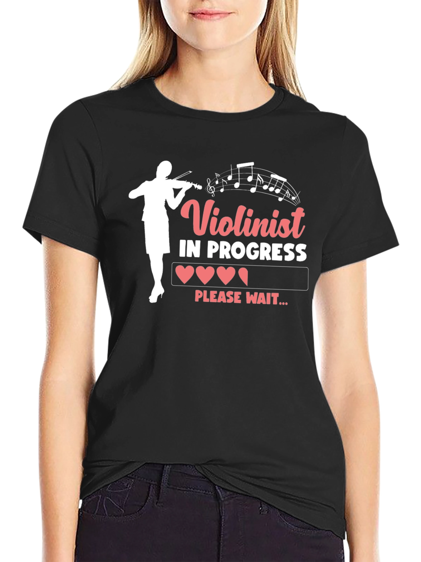 Violinist In Progress T-Shirt - Music Lover Tee