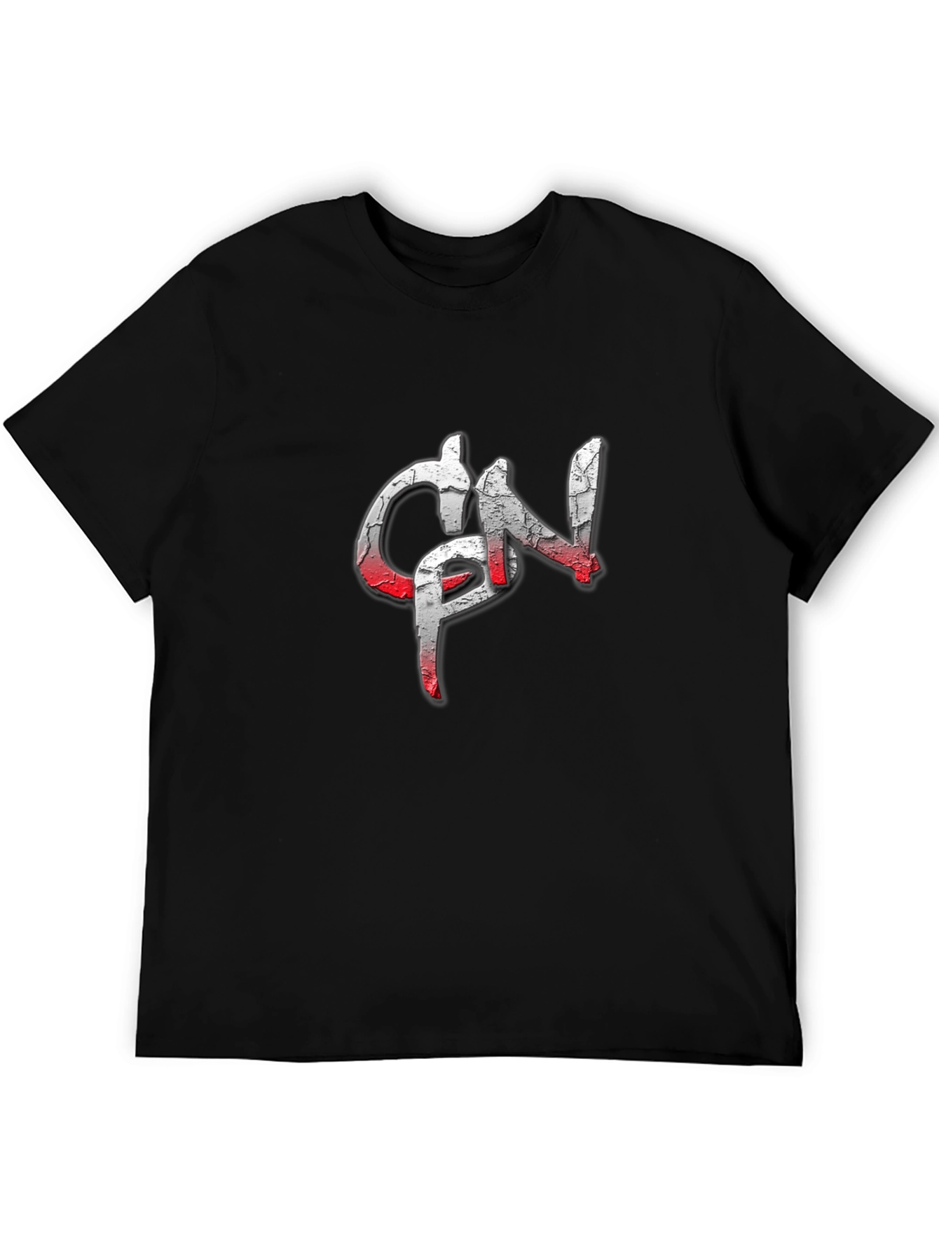 Distressed Logo Graphic T-Shirt