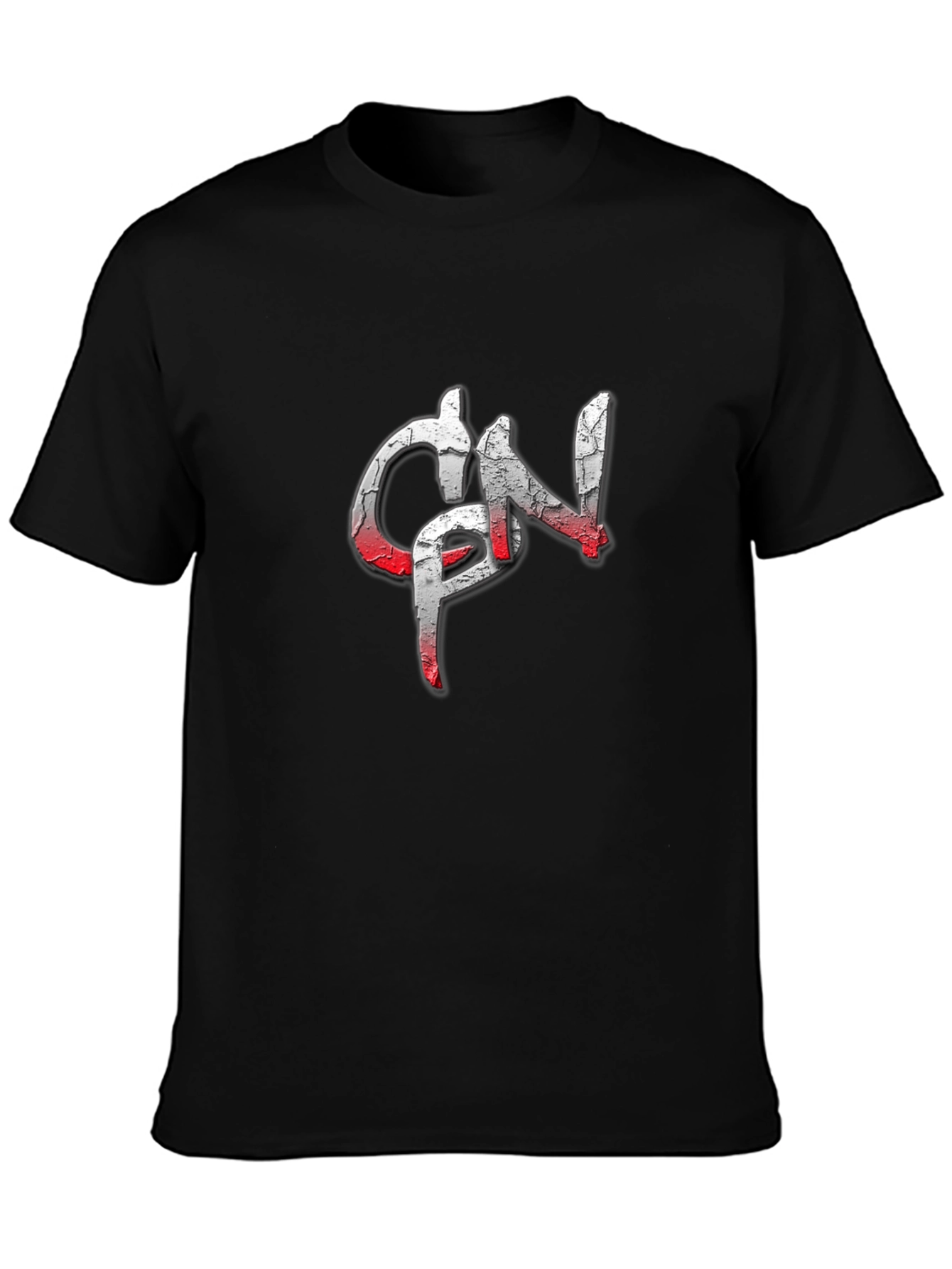 Distressed Logo Graphic T-Shirt