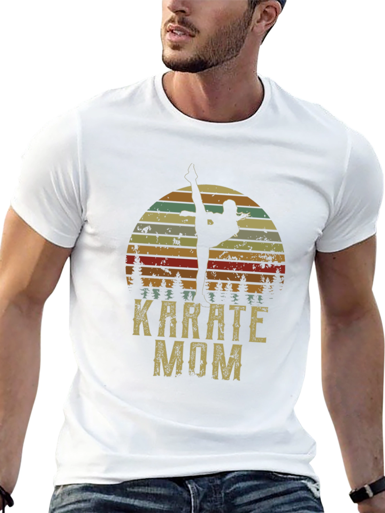Karate Mom Graphic Tee - Martial Arts T-Shirt