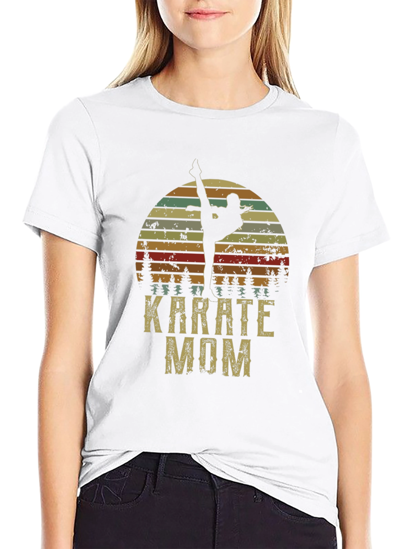 Karate Mom Graphic Tee - Martial Arts T-Shirt