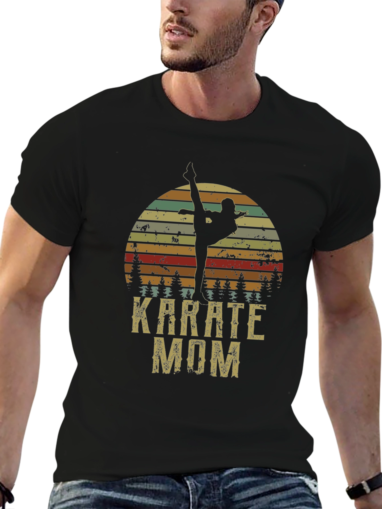 Karate Mom Graphic Tee - Martial Arts T-Shirt