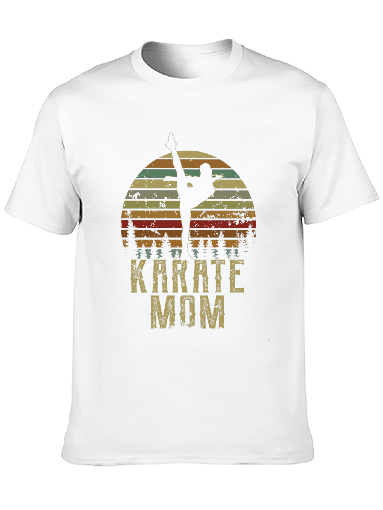 Karate Mom Graphic Tee - Martial Arts T-Shirt