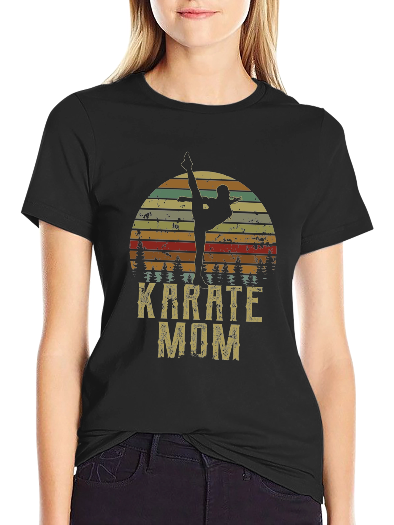 Karate Mom Graphic Tee - Martial Arts T-Shirt