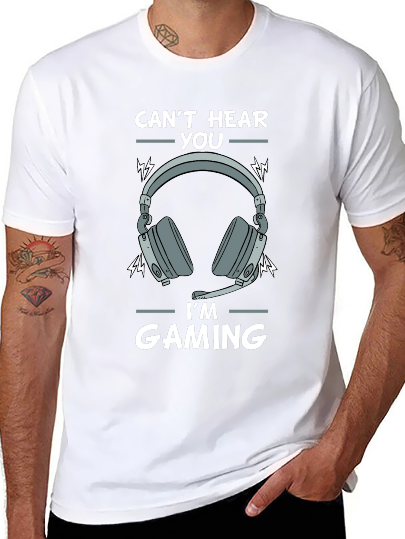 Cant Hear You Im Gaming T-Shirt