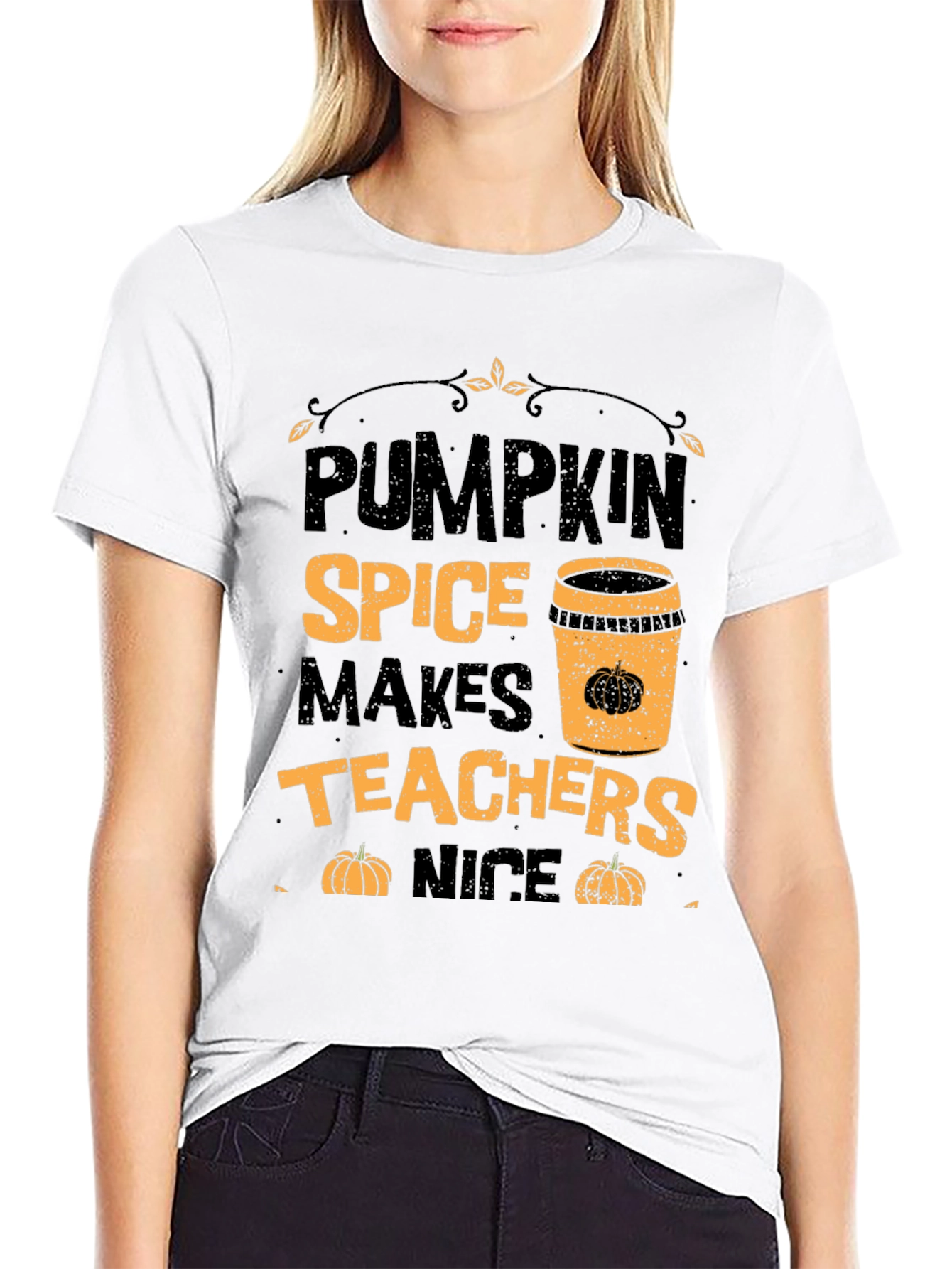 Pumpkin Spice Teacher T-Shirt