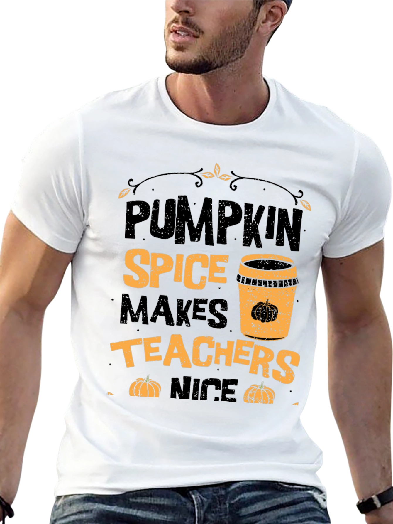 Pumpkin Spice Teacher T-Shirt