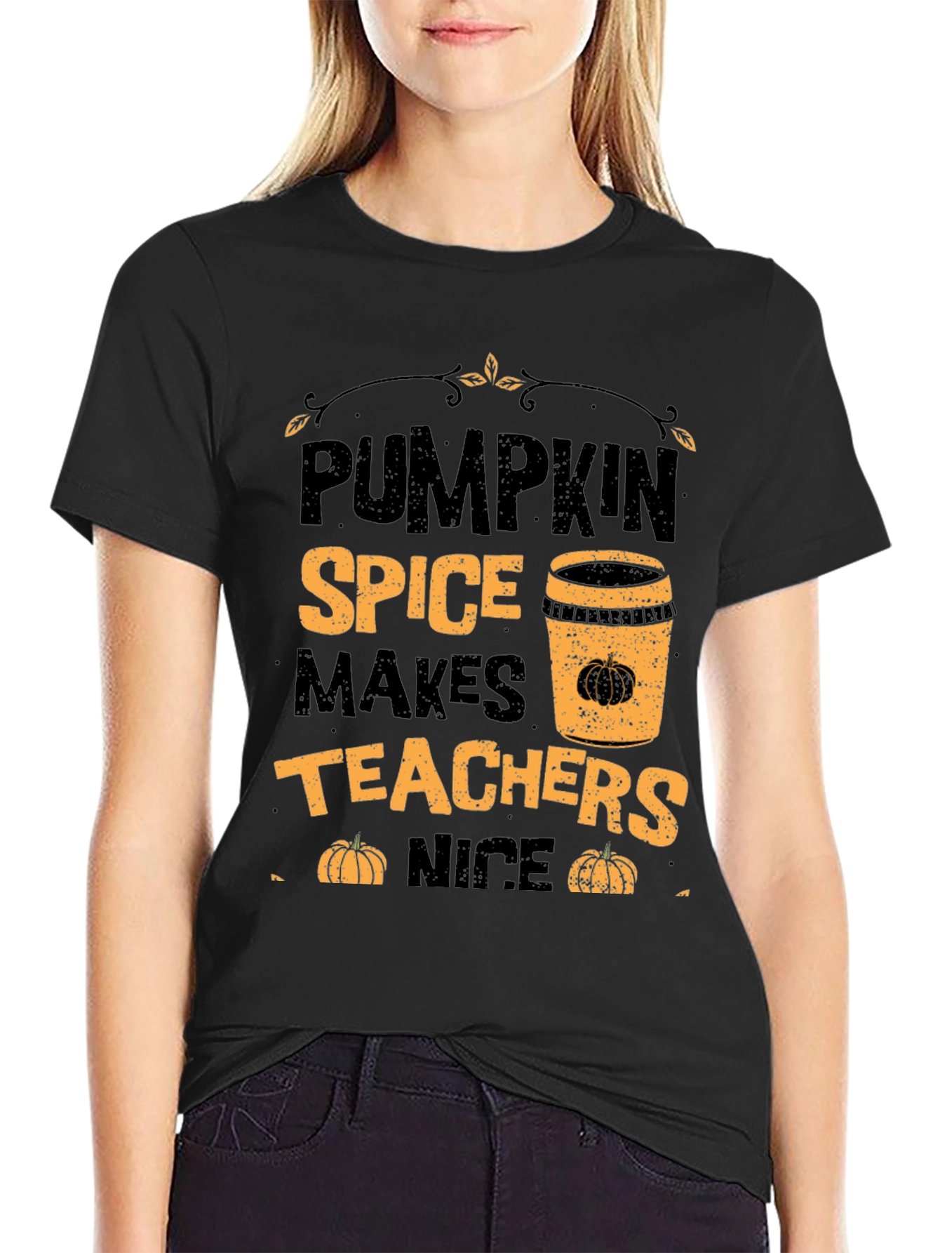 Pumpkin Spice Teacher T-Shirt