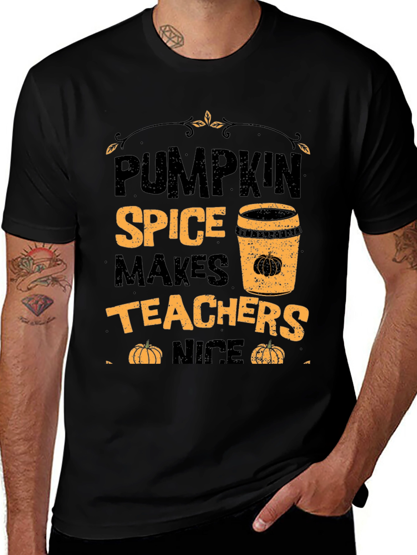 Pumpkin Spice Teacher T-Shirt