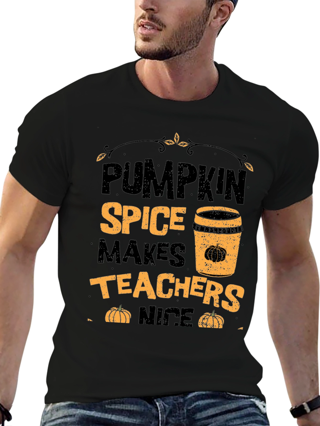 Pumpkin Spice Teacher T-Shirt