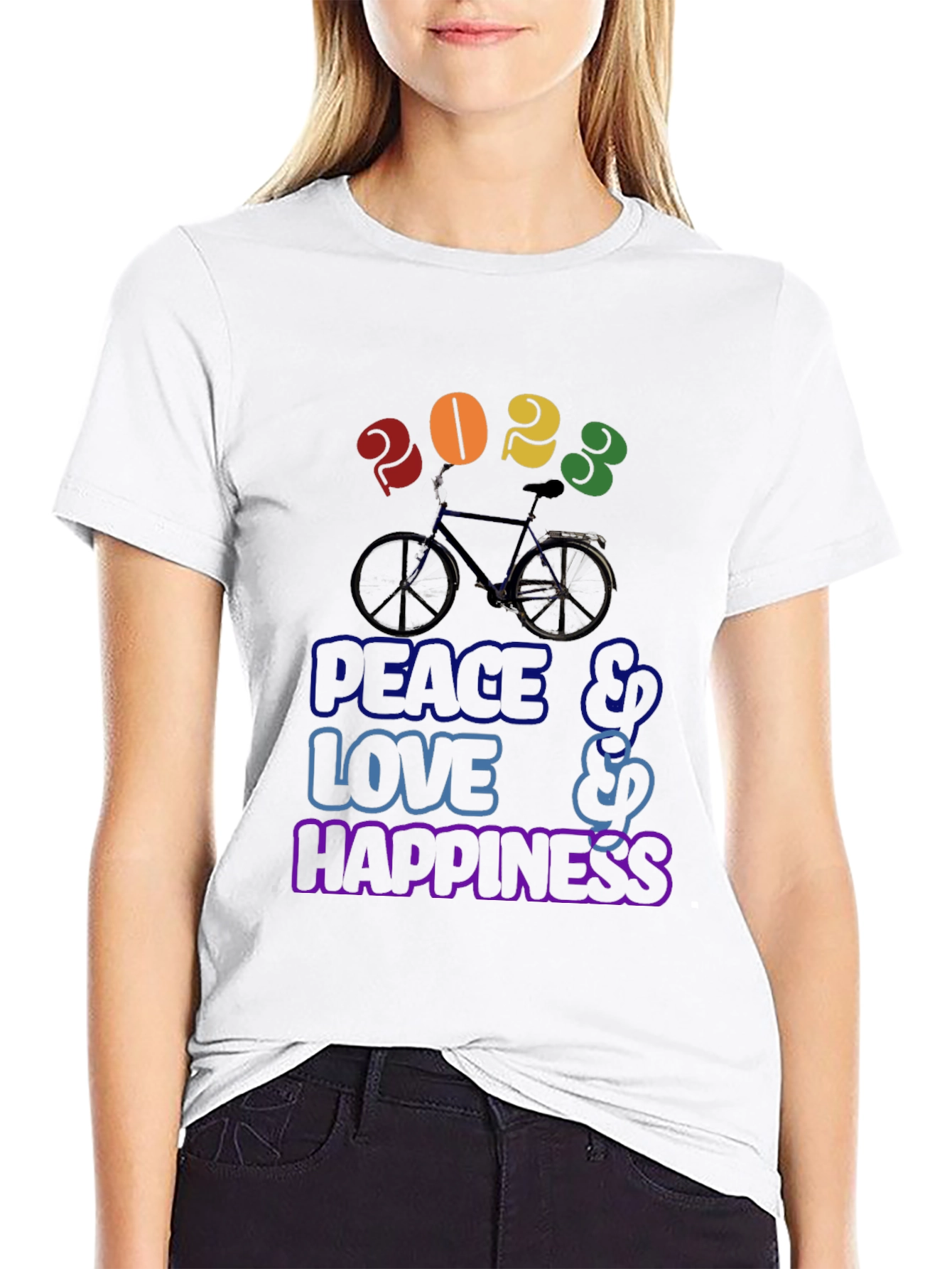 Peace Love Happiness 2023 T-Shirt