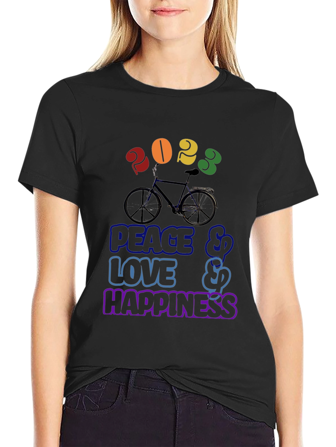 Peace Love Happiness 2023 T-Shirt