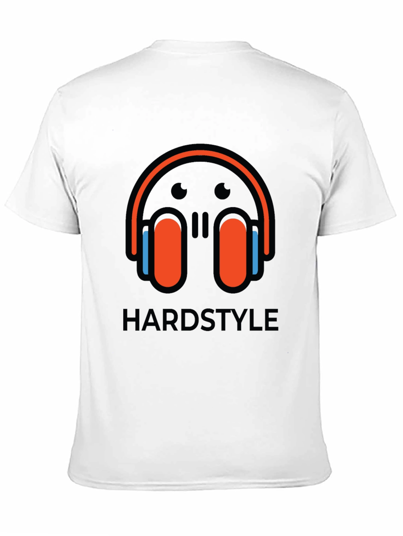 Hardstyle Headphones Graphic T-Shirt - Black