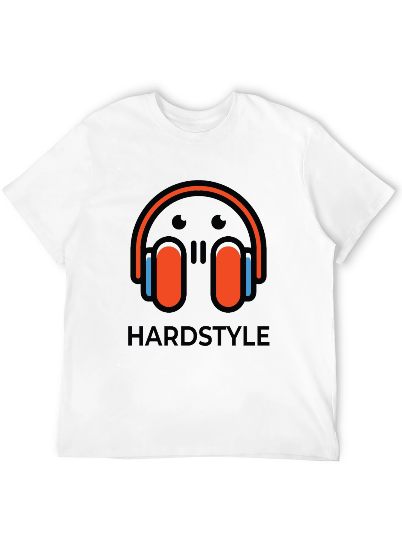 Hardstyle Headphones Graphic T-Shirt - Black