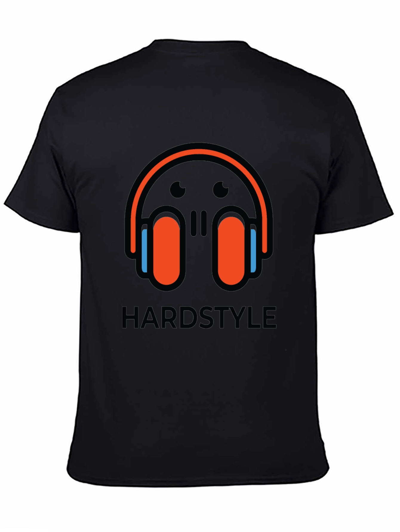 Hardstyle Headphones Graphic T-Shirt - Black