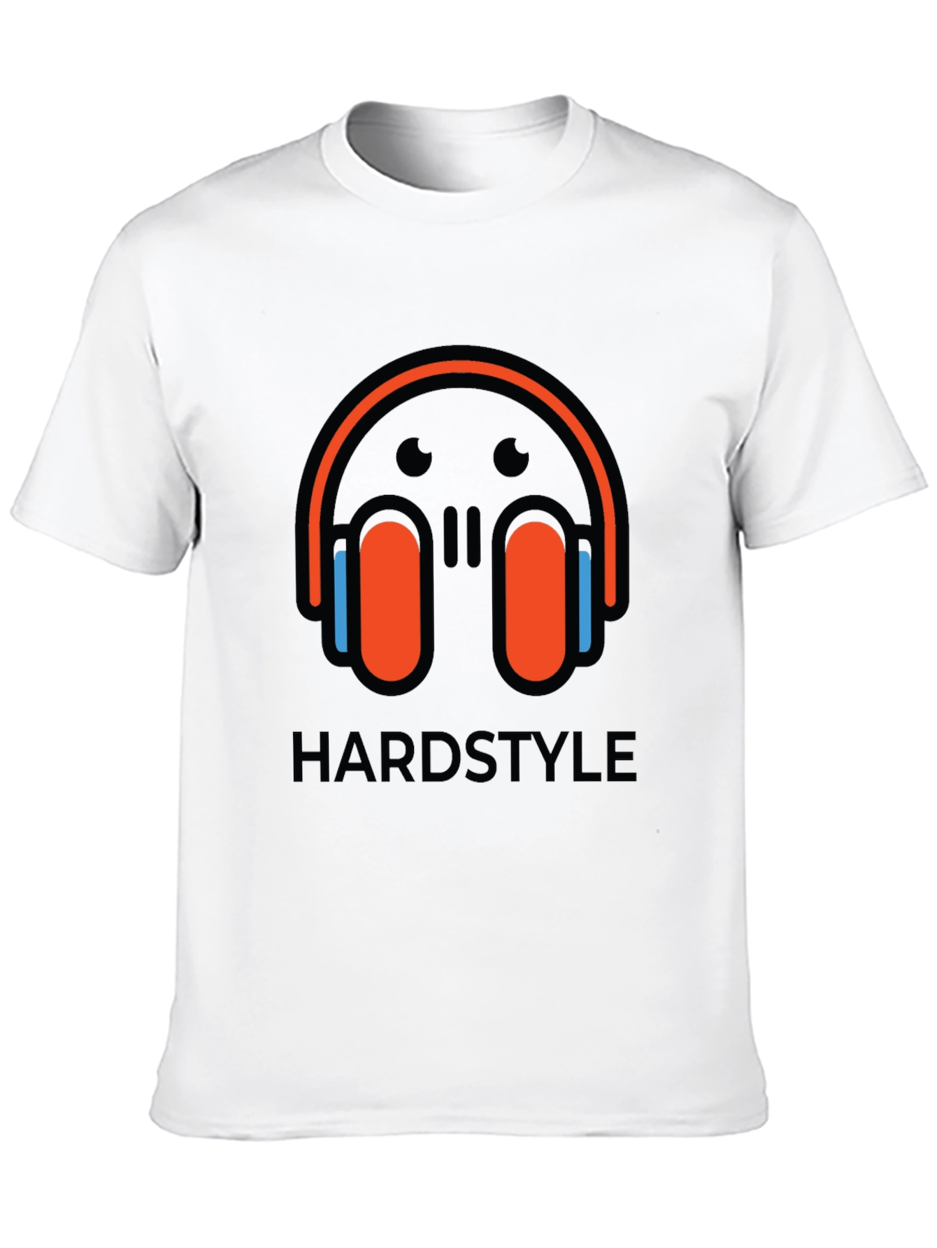 Hardstyle Headphones Graphic T-Shirt - Black