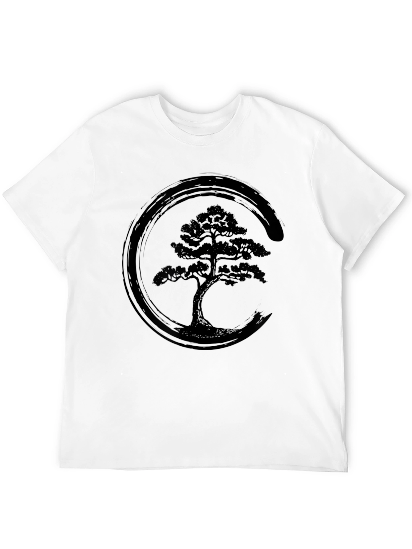 Zen Bonsai Tree T-Shirt - Unisex Crew Neck