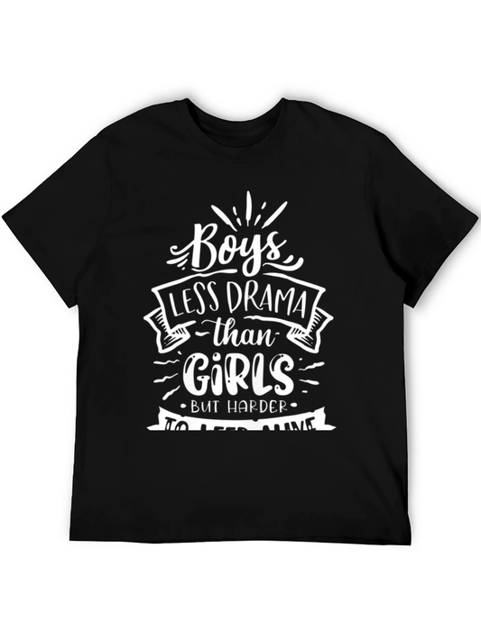Boys Less Drama Graphic Tee