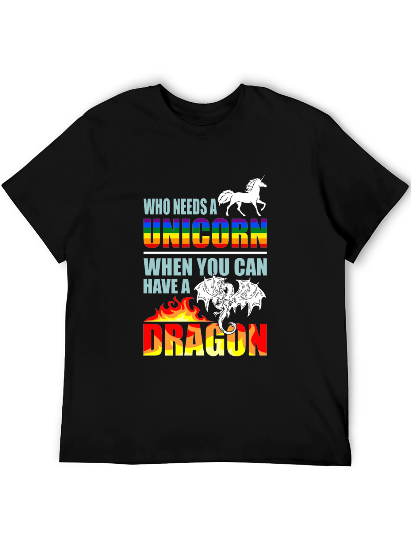 Unicorn or Dragon Graphic T-Shirt