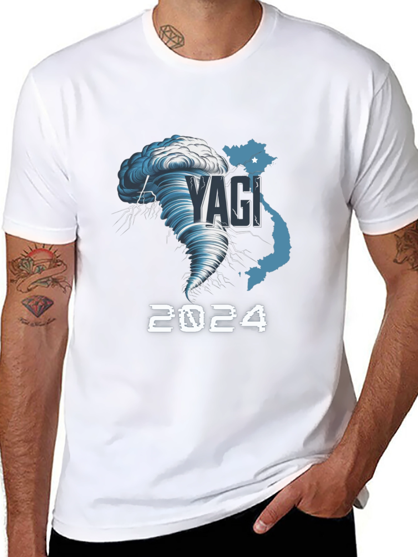 Yagi 2024 Graphic Tee - Trendy Weather T-Shirt