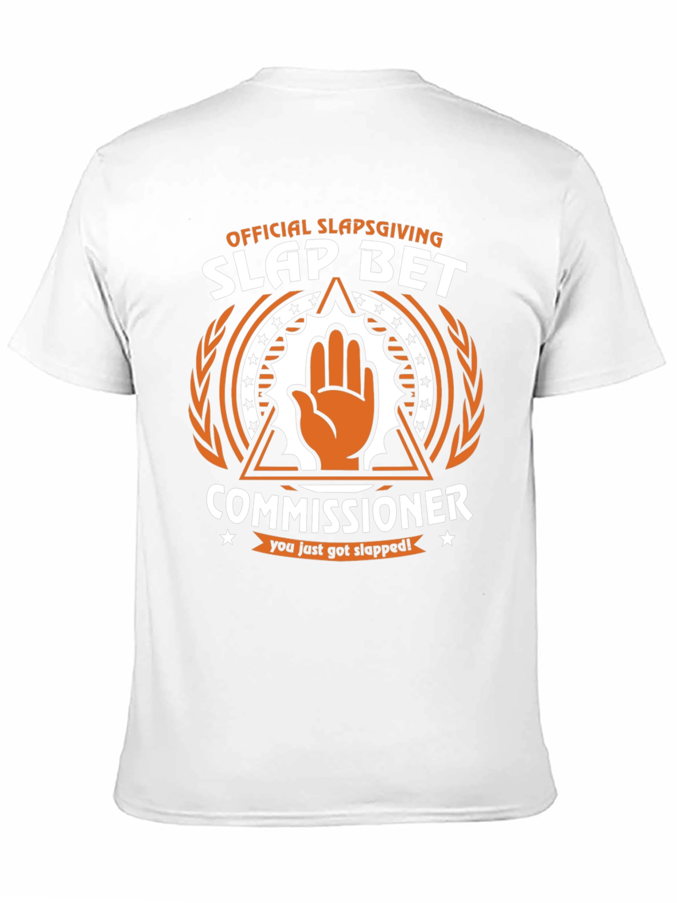 Slapsgiving Slap Bet Commissioner T-Shirt - Funny Thanksgiving Tee