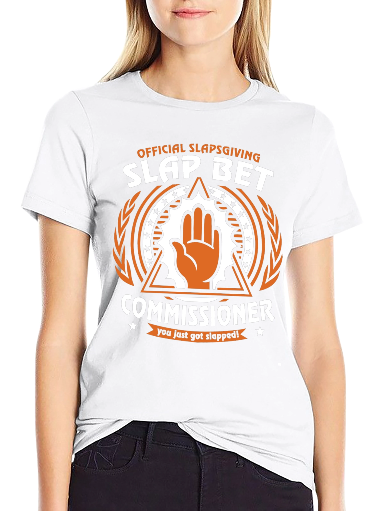 Slapsgiving Slap Bet Commissioner T-Shirt - Funny Thanksgiving Tee