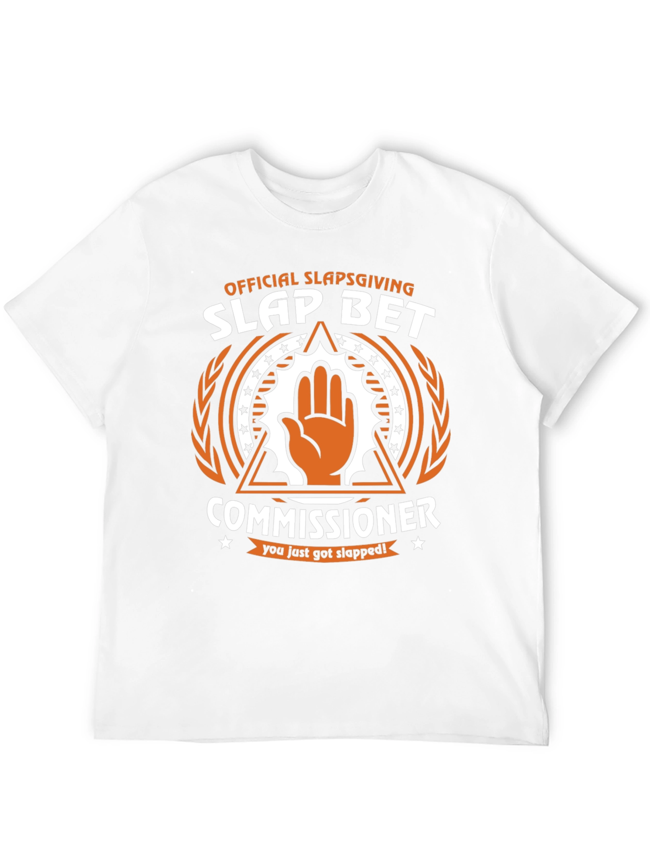 Slapsgiving Slap Bet Commissioner T-Shirt - Funny Thanksgiving Tee