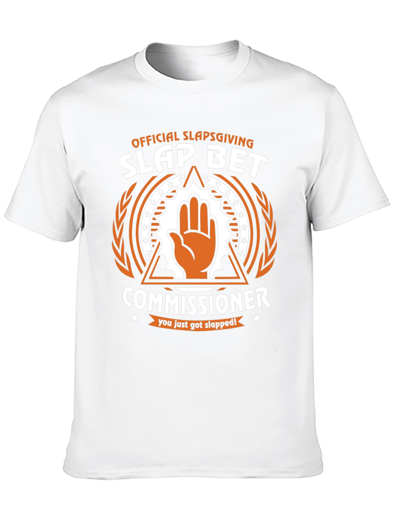 Slapsgiving Slap Bet Commissioner T-Shirt - Funny Thanksgiving Tee