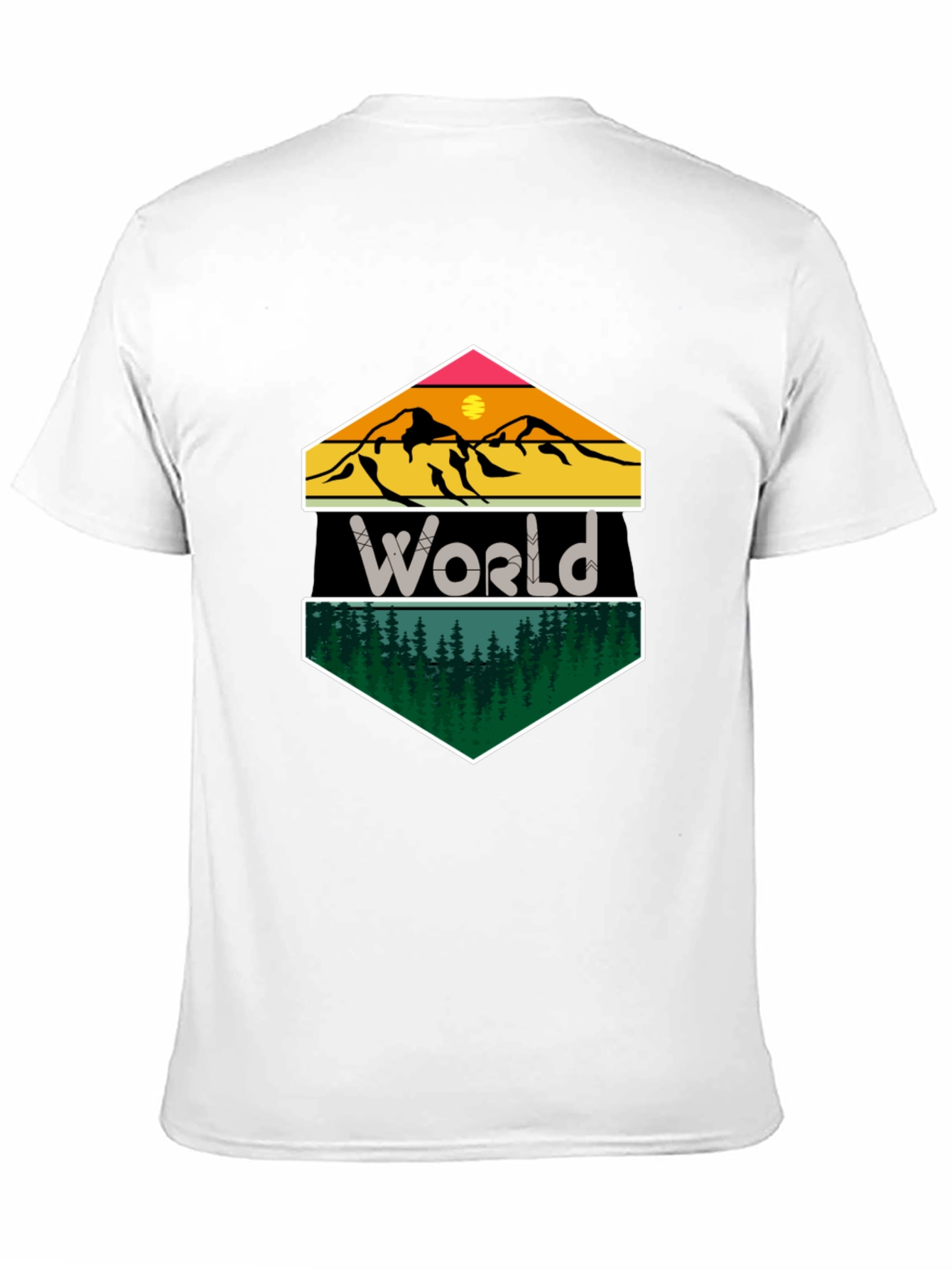 World Mountain Forest Graphic Tee