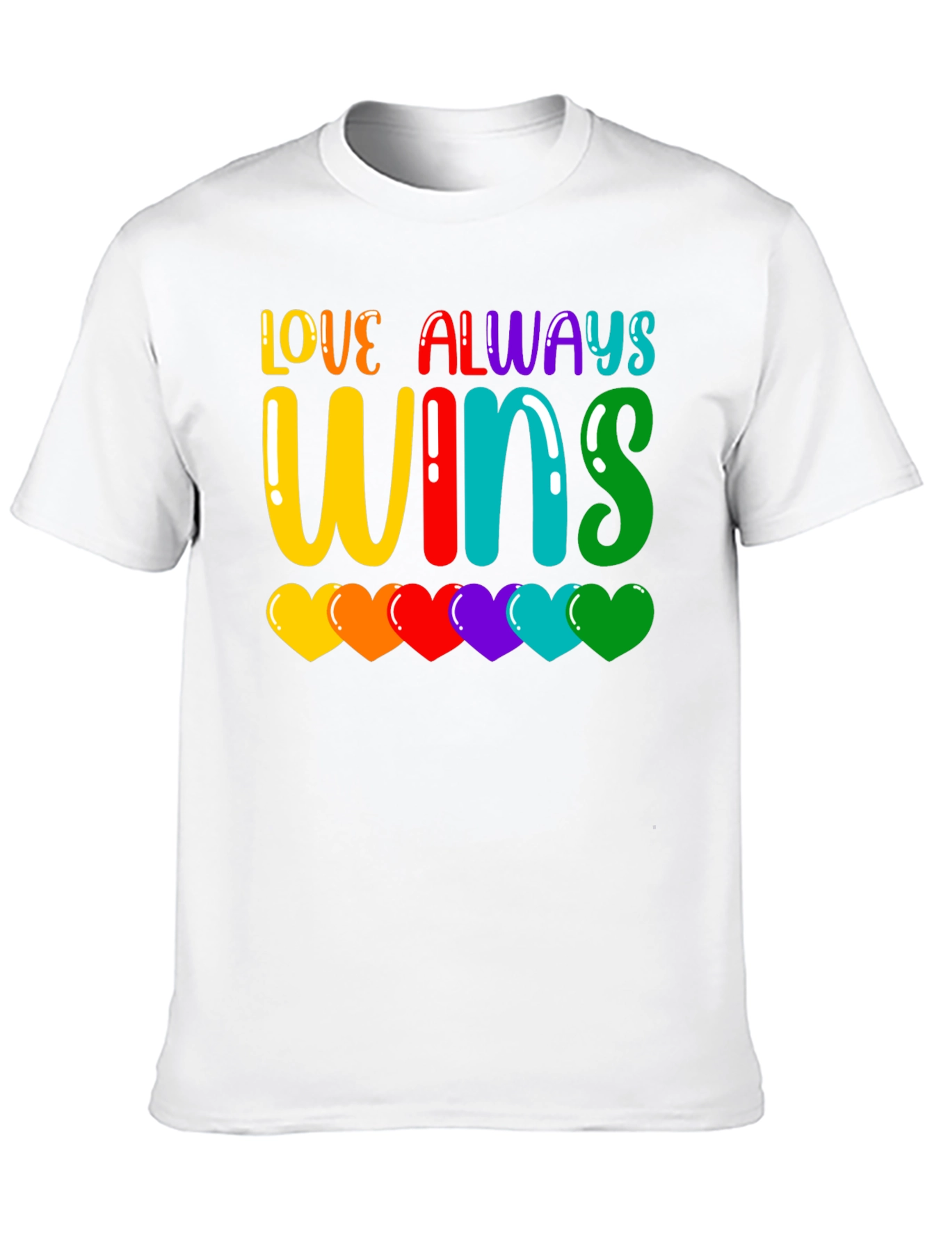 Love Always Wins Rainbow Pride T-Shirt