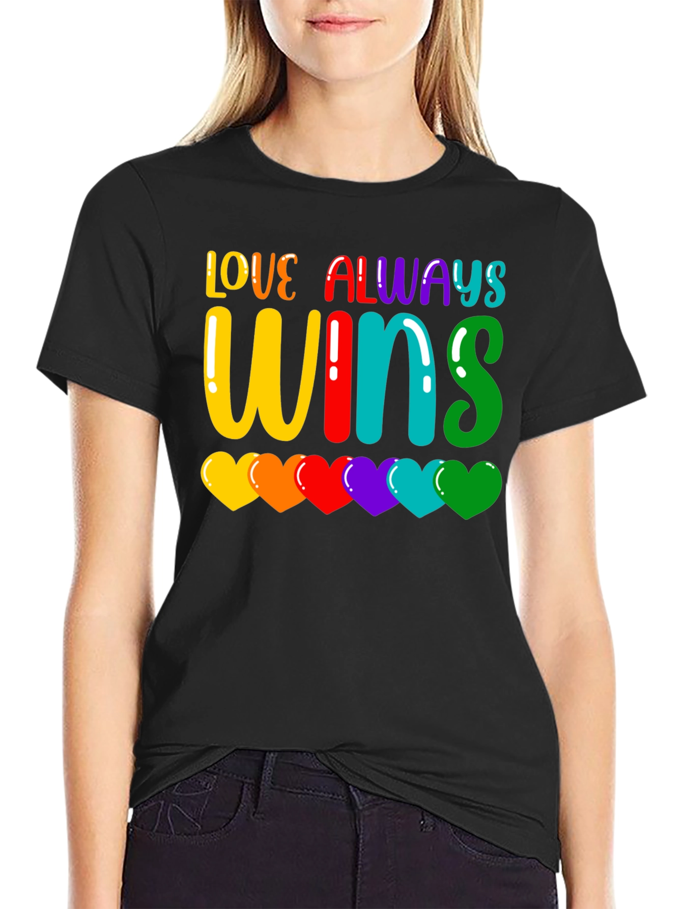 Love Always Wins Rainbow Pride T-Shirt
